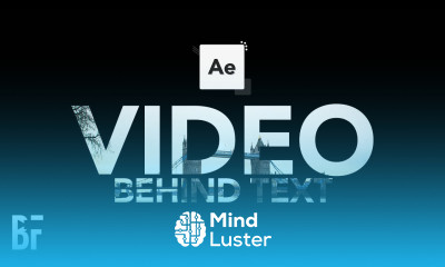 Video Behind Text Effect After Effects