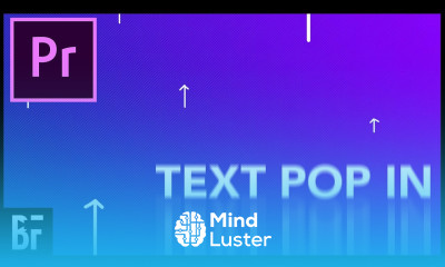 Text Bounce Up Easy Premiere Animation