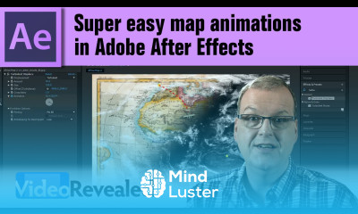 Super easy map animations in Adobe After Effects