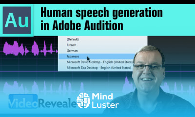 Human speech generation in Adobe Audition