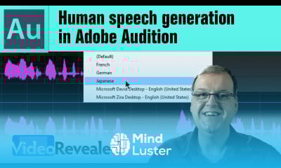 Human speech generation in Adobe Audition