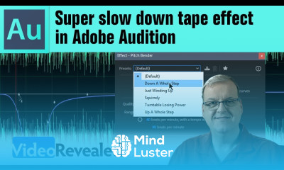 Super slow down tape effect in Adobe Audition