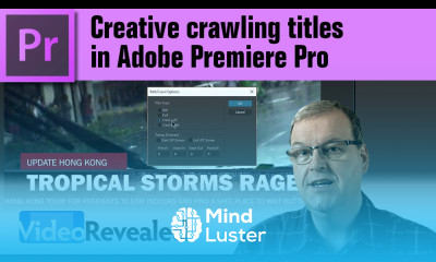 Creative crawling titles in Adobe Premiere Pro