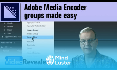 Adobe Media Encoder groups made easy