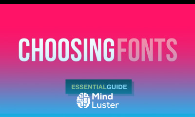 How To CHOOSE FONTS For Your Designs