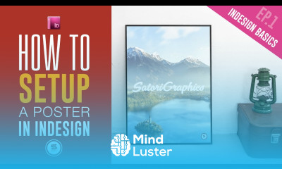 INDESIGN BASICS Ep1 How To Make A Poster Using InDesign