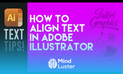 How To Align Text Illustrator Tips SOLVED Satori Graphics