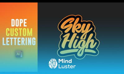 DOPE CUSTOM TYPOGRAPHY IN ILLUSTRATOR TUTORIAL DӨPΣ