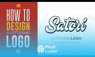 LETTERING LOGO DESIGN Illustrator Typography Tutorial Satori Graphics