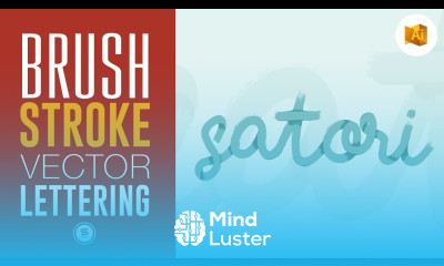 Vector Brush Stroke Lettering Tutorial Satori Graphics