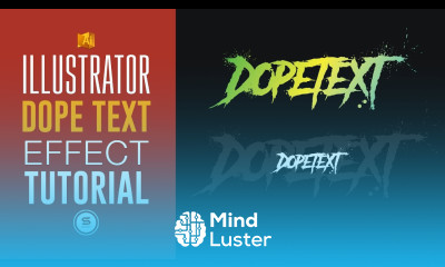DOPE ILLUSTRATOR TEXT EFFECTS Illustrator Tutorial