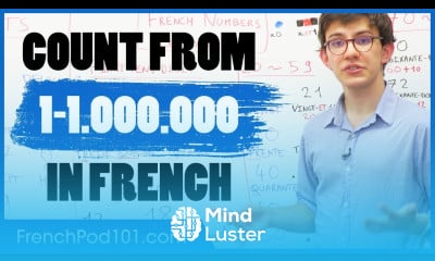 French Numbers Counting from 1 to 1 Million