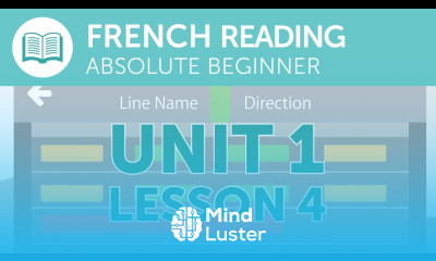 French Reading for Absolute Beginners A French Notice at the Station