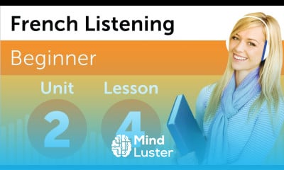 French Listening Comprehension Talking About Your Schedule in French