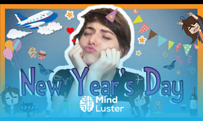 French NEW YEARS Words with Lya