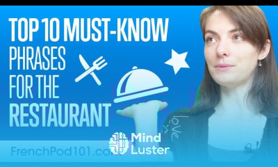 Top 10 Must Know Vocabulary for the Restaurant