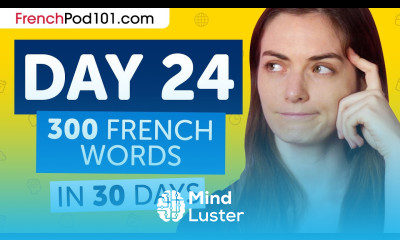 Day 24 240 300 Learn 300 French Words in 30 Days Challenge