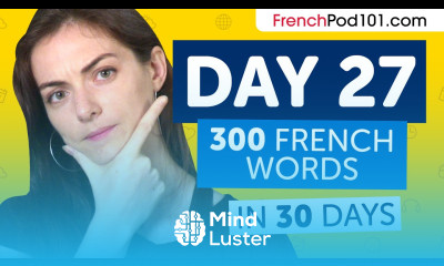 Day 27 270 300 Learn 300 French Words in 30 Days Challenge