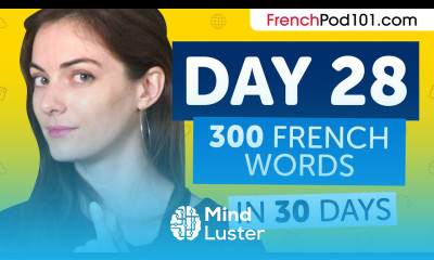 Day 28 280 300 Learn 300 French Words in 30 Days Challenge