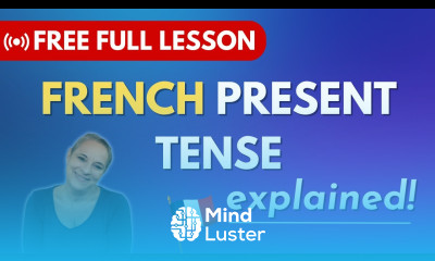 How to conjugate the French present tense