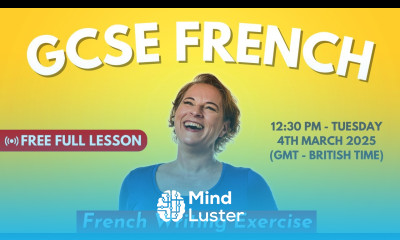 GCSE French Exercise Free Full Live Lesson