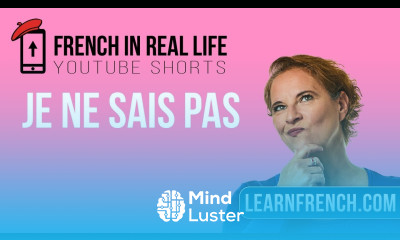 French in Real Life Je ne sais pas Shorts