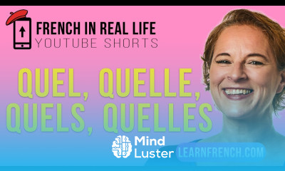 When to use QUEL QUELLE QUELS QUELLES in French  French in Real Life Shorts