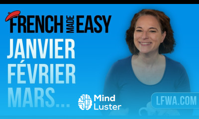 Learn French how to say JANUARY FEBRUARY MARCH in 5 minutes