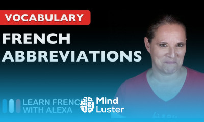 Some Common French Abbreviations