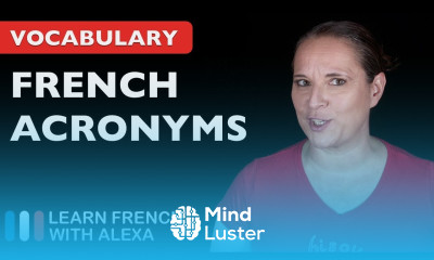 Some common French acronyms