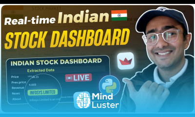 How to Build Real Time Indian Stock Dashboard for Free 2024 API 