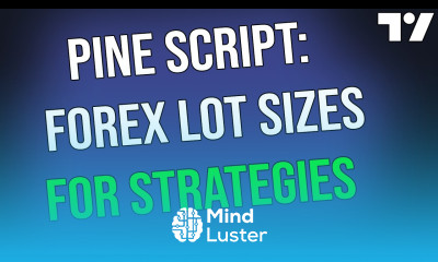 Pine Script Forex Lot Sizes in STRATEGY SCRIPTS