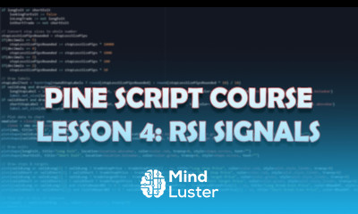 Pine Script OUTDATED V4 Tutorial Lesson 4 Generating RSI Signals