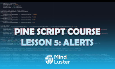Pine Script OUTDATED V4 Tutorial Lesson 5 TradingView Script Alerts