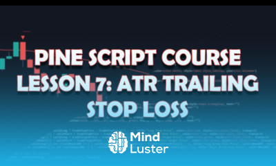 Pine Script OUTDATED V4 Tutorial Lesson 7 How To Use ATR Trailing Stop Loss