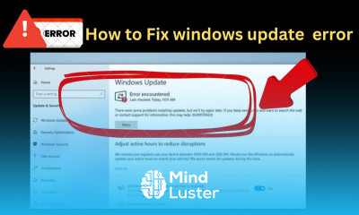 Fix All Windows Update Error Problems in Windows 11 10 2024