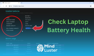 How to Check Laptop Battery Health Windows 11 and Windows 10
