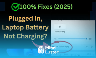 Plugged In Laptop Battery Not Charging Windows 10 11 2025 FIXES