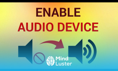 How to Enable Audio Device in Windows 7