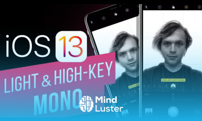 iOS 13 How to Use Portrait Lighting Control and High Key Mono Effect Professional Looking Photos