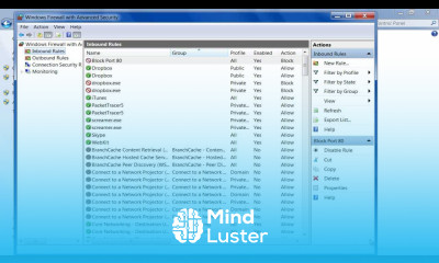 How to Block Ports in Windows 7