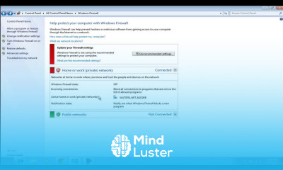 How to Turn off Windows Firewall in Windows 7
