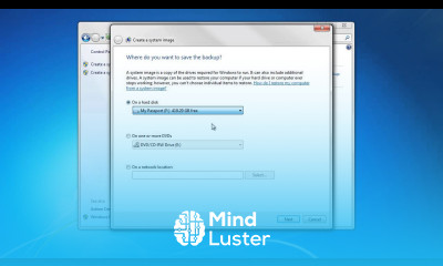 How to Create a System Image in Windows 7