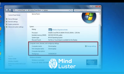 How to Rename a Work Group in Windows