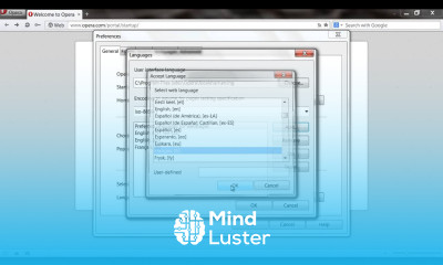 How to Change Language in Opera