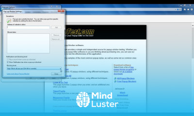 How to Use Pop Up Blocker in Explorer