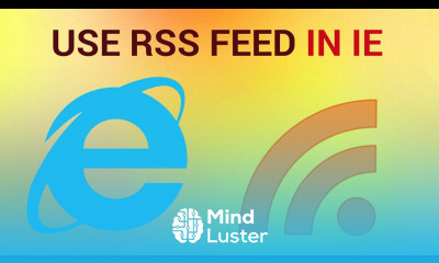 How to use RSS Feed in Internet Explorer