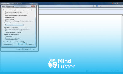 How to enable Tabbed Browsing in Internet Explorer