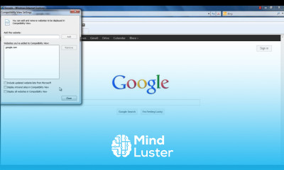 How to work with Internet Explorer Compatibility View