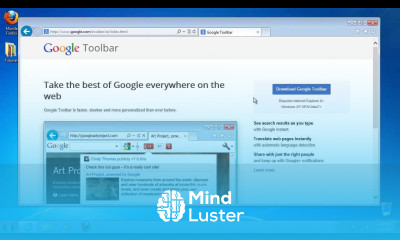 How to Install Google Search Bar in Internet Explorer
